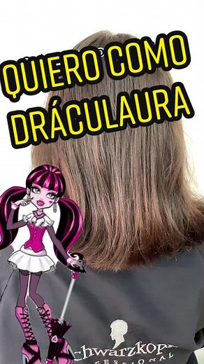 #mundocreativasalonspa #costarica🇨🇷 #masterencolor #cambiodelook #alternative #draculaura #mosterhigh #highlight