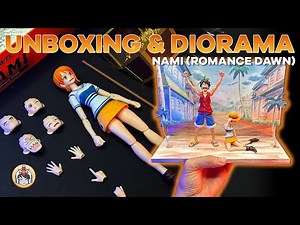 S.H.Figuarts Nami ARLONG PARK EPIC SCENE DIORAMA | Speed Unboxing | ASMR | One Piece (Romance Dawn)