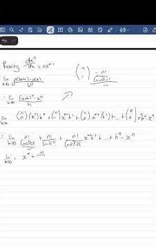 Proving Differentiation Formula #maths #schoolexam #exam #mathematics