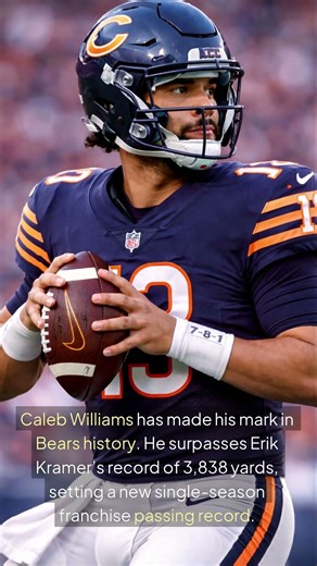 HISTORY FOR CALEB WILLIAMS #CalebWilliams #ChicagoBears #DaBears #NFL