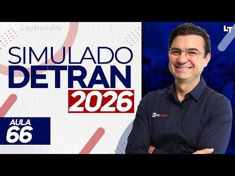 DETRAN (Brazilian Traffic Department) Practice Test 2026 - Lesson 66 #SimuladoLegTransito2026 #De...