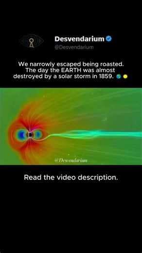 The Solar Storm That Almost Destroyed Earth in 1859 😳 | #shorts
