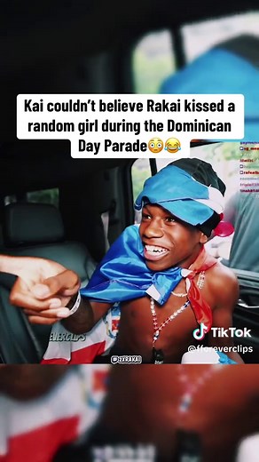 Rakai's Shocking Kiss During Dominican Day Parade