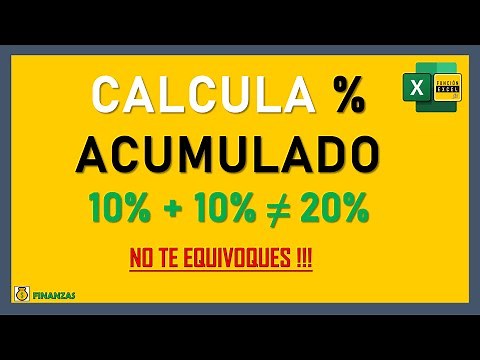 Cómo CALCULAR CORRECTAMENTE PORCENTAJE ACUMULATIVO en Excel