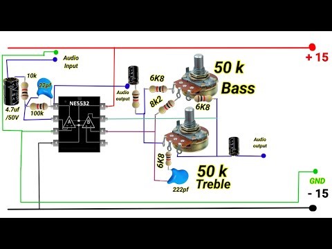 NE5532 Bass Treble Board || Preamplifier Circuit Diagram || Audio Frequency Controller || in Hindi
