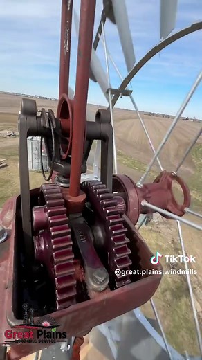 Aeromotor Windmill Rebuild First Spin After Fresh Paint
