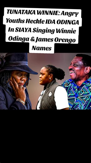 Angry Youths Heckle Ida Odinga in Siaya