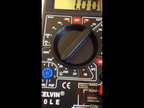 Using the Multimeter to Measure Resistance