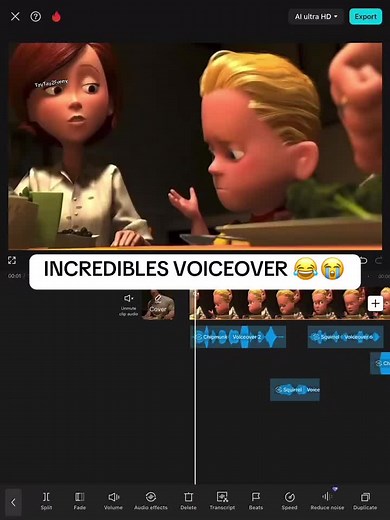 Funny Voiceover Moments from Incredibles