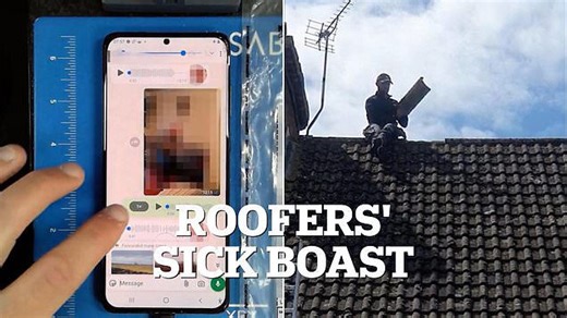 Cowboy roofer's sick boast about swindling elderly victims