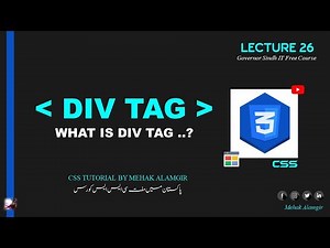 Div tag - How to use Div Tag in HTML and CSS