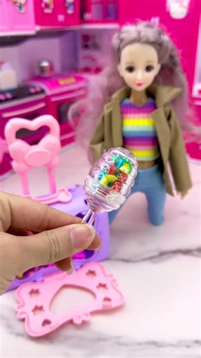 Satisfying With Unboxing Barbie Stylish Travel Suitcase Toys, ASMR Video #shorts