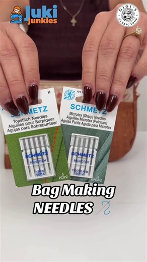 Bag making starts with the right Needle! 👜✨