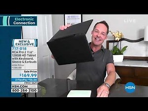 RCA Pro 2 11.6" 128GB HD Tablet with Keyboard, Sleeve an...