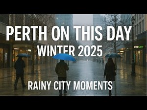 Perth: Then and Now (Winter 2025) | Rainy Day in the City