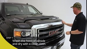 Auto Ventshade [AVS Aeroskin II Hood Protector | Fits 2017-2022 Ford F-250, F-350, F-450 | Low Profile Deflector/Bug Shield - 1 pc., Textured Black | 436135