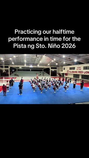 Exciting San Beda Cheer Practice for Pista ng Sto. Niño