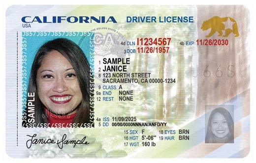 California DMV unveils new driver’s license with security upgrades