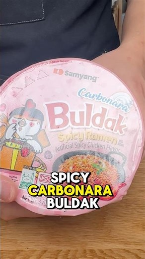 The New KING Of Ramen?? Carbonara Buldak #noodles #asianfood #ramen #Buldak