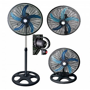 [Hot Item] 360 Degree Swing 18" Industrial Fan 3 in 1 Powerful Industrial Fan /Pedestal Fan/ Electric Fan /Stand Fan