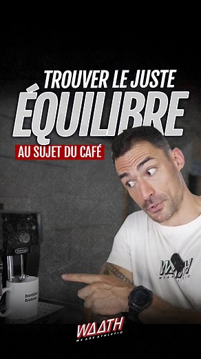 We Are Athletic on Instagram: "CAFÉ : TROUVER LE JUSTE ÉQUILIBRE ☕️ Oui, le café ça peut être bon. Non, il ne faut pas être dans l’excès. Mais alors comment trouver le juste équilibre ? Il est dans tous les cas important de ne pas tomber dans les extrêmes, que ce soit les pro-café ou les anti-café ❌ Si vous avez besoin d’accompagnement, faites appel à la TEAM WAATH avec le suivi nutrition/alimentaire 💥 🔗 Lien de la vidéo entière en BIO _____________ 🖥️ Pour nos programmations : direction notr