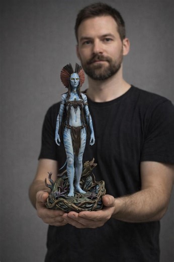 Sci-fi Alien Warrior Statue STL File, 3D Printable Model - Etsy UK