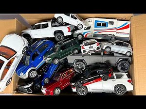 BOX FULL OF Diecast Cars - Toyota Corolla, Yaris, Nissan Patrol, BMW, Mercedes, Rolls Royce, Bus RP