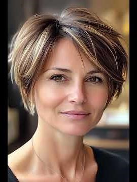 Short Hair styles for women over 60 trending 2026
