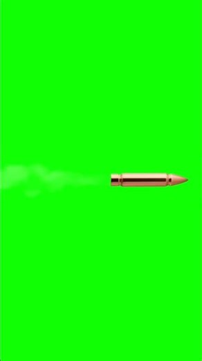 3D Flying Bullet Animation | Bullet Travel Green Screen Effect | No Copyright #greenanimation