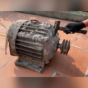 1.4M views · 19K reactions | Restoration old 3 phase crane motor - Restore motor of burnt construction crane | Rire avec | Facebook