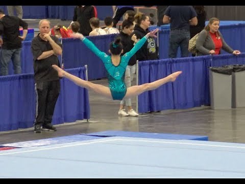 1st Place USAG Level 8 Floor Routine | Grace Lim | 2018 Excalibur Cup