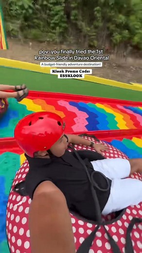 17K views · 65 reactions | The 1st Rainbow Slide in Davao Oriental ⛰️️ || Daya Farm & Adventure Klook promo code: ESSKLOOK ||  Brgy. Maputi, Banaybanay, Davao Oriental #DavaoOriental #Davao #rainbowslide #laag #adventure #travelph #davaotiktoker #DavaoInfluencer #davaocontentcreator | Essachar | Facebook