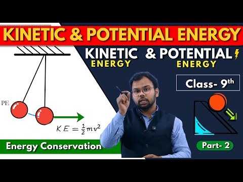 Kinetic Energy vs Potential Energy FULL | Law of Conservation of Energy Explained | Class 9 Physics