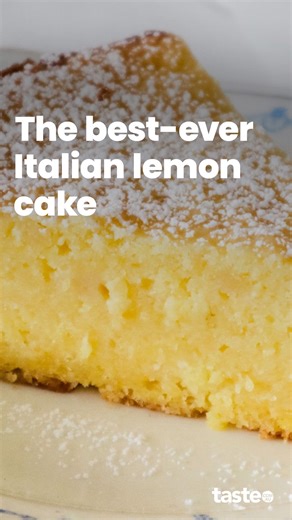 16K views · 42 reactions | Light and lemony is the only way to describe our best-ever Italian lemon cake.   The addition of ricotta, polenta, lemon rind AND juice are what make this lemon cake so incredible. Recipe by @mummatrad #lemoncake #easybaking #ricottacake #cakerecipe | Taste.com.au | Facebook