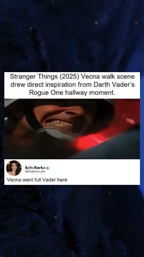 Vecna Scene Inspired by Vader Hallway