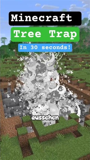 Minecraft Baum Falle #shorts
