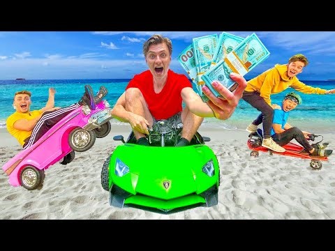 Last To Stop Riding Worlds Smallest Fastest Tiny Car!