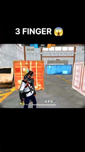 3 FINGER 😱 fast gloo wall and switch gun #freefire #shorts