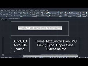 AutoCAD Insert Auto File Name