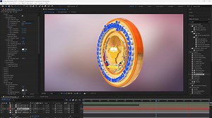 Loop Rotation 3D Logo in Adobe After Effect | Diamond Media