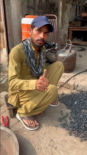 Old method of spring tempering by burner #shortsvideo #shorts