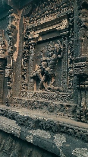 16K views · 618 reactions | The Kailasa Temple at Ellora, carved from a single rock in the 8th century CE, is a monumental testament to Indian rock-cut architecture, featuring elaborate sculptures, intricate carvings, and a complex multi-level layout dedicated to Lord Shiva... #theancientplacetobe | We Love Ancient Aliens | Facebook