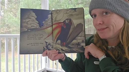 Join Nora for a spooky story about the weird creatures of the deep ocean. Do you know what the strangest thing in the sea is?! This super fun, informative, guessing-game style book will keep everyone engaged, kids and adults! You're never too old to learn something new! | Happy Dancing Turtle
