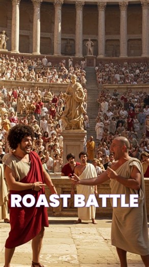 Ancient Romans Paid for Insult Comedy 🤯 #AncientRome #ComedyHistory #RoastComedy