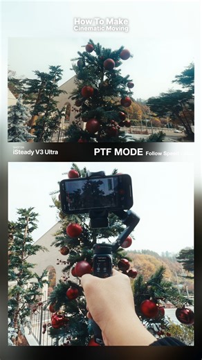 How to make cinematic moving, with the Hohem V3 Ultra 🎬 #iSteadyV3Ultra #GimbalMoves #PhoneGimbal #stabilizer #AITracking #fyp #videograpy #contentcreator | Hohem