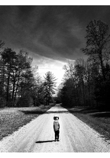 Week 14: Wanderer Just my little astronauts, using his imagination. #52emotions
