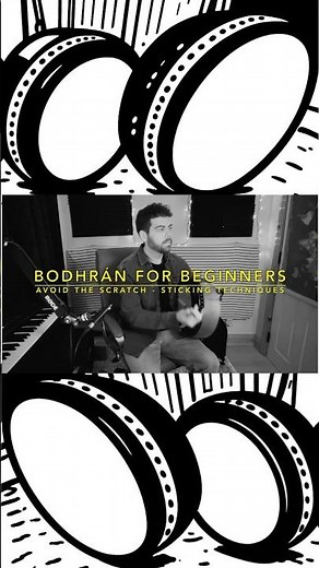 Bodhrán Beginners! Avoid the scratch with better Stick Technique! Watch the full lesson! #bodhran