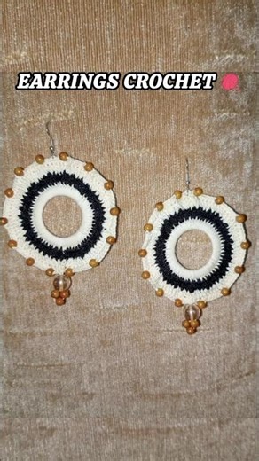 #crochet #trending #diy #elysiannthreads #handmade #viral #crochetshorts #foryou #earrings #shorts
