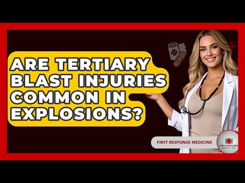 Are Tertiary Blast Injuries Common In Explosions? - First Response Medicine