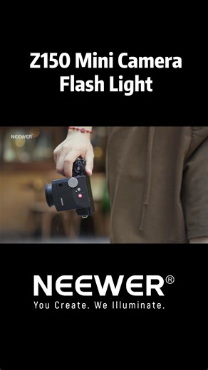 1K views · 84 reactions | ⚡NEEWER Z150 Mini Flash – 20Ws GN15, 640 full-power flashes, 3.1s recycle, 6000K color, manual 1/64–1/1 & S1/S2 modes. Compact speedlite for Canon, Nikon, Sony & Fujifilm | Neewer | Facebook